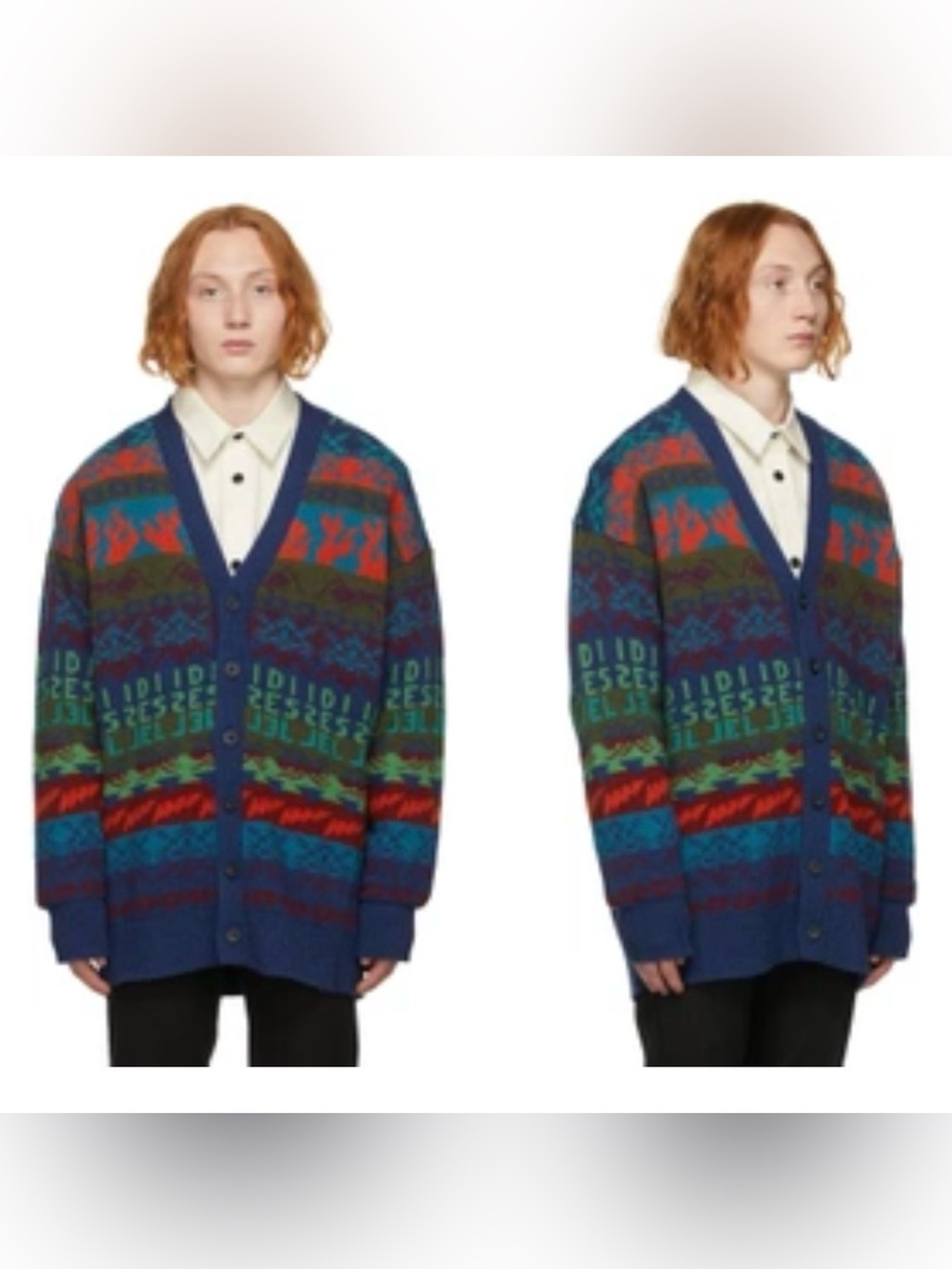 Diesel Multicolor K-Henderson Cardigan size large unisex